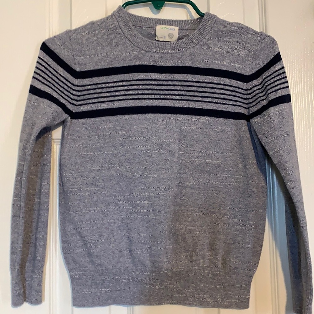 Crew Cuts Soft Gray Sweater Boys Size 8